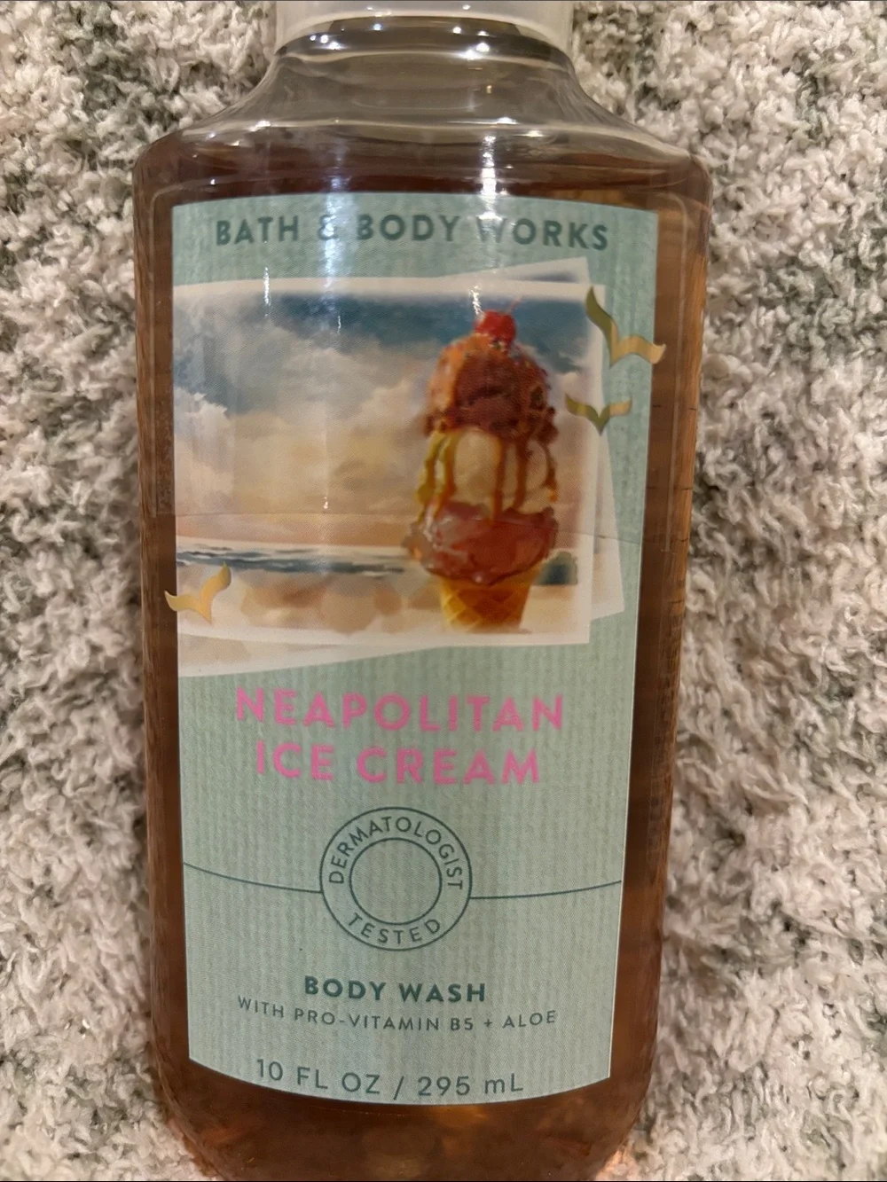 Bath & Body Works Neapolitan Ice Cream Scented Body Wash NWT 10oz